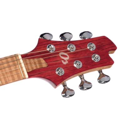 o3 Guitars Xenon - Intense Red Satin - Hand Made by Alejandro Ramirez - Custom Boutique Electric Guitar image 9