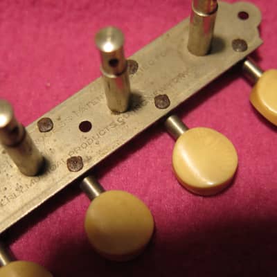 vintage 1920's waverly mandolin tuners "patent applied for" signed for Gibson A F style Loar martin image 20