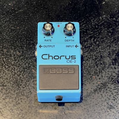 Boss CE-2 Chorus MIJ, Black Label, Silver Screw, Japan, 1980 | Reverb