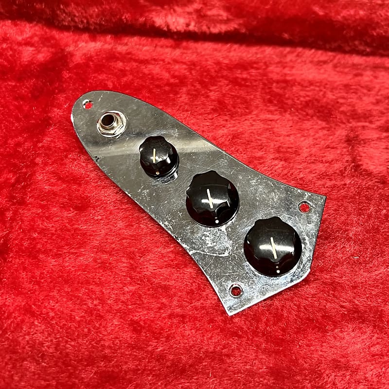 Fender Jazz bass control plate wiring harness pots 1966 Reverb