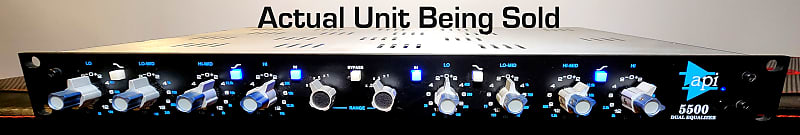 API 5500 Dual 4-Band Equalizer 2007 - 2019 - Black image 1