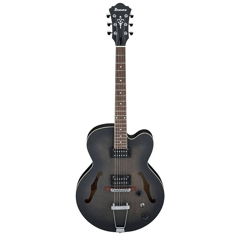 IBANEZ - AF55 TRANSPARENT BLACK FLAT - Guitare électrique image 1
