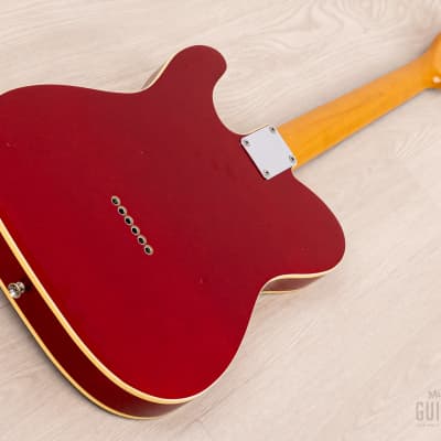 1990 Fender Telecaster Custom '62 Vintage Reissue TL62B-650 Candy Apple Red Near-Mint, Japan MIJ Fujigen image 14
