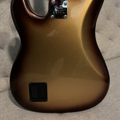 Fender American Ultra Precision Bass with Rosewood Fretboard - Mocha Burst image 3