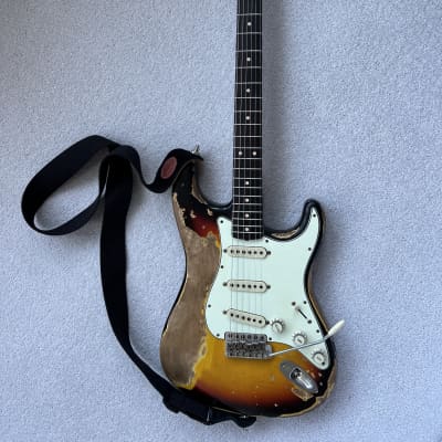 Fender Custom Shop Heavy Relic Sunburst '60s Stratocaster with Musikraft BRW upgrade neck for sale