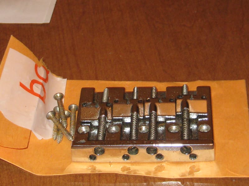 Leo Quan Badass Bass ll Bridge Original Intonation Screws Reverb