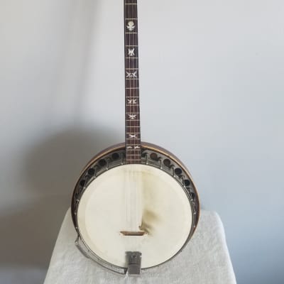 1925 Paramount Style C Tenor Banjo Great Player & Sound Fancy | Reverb