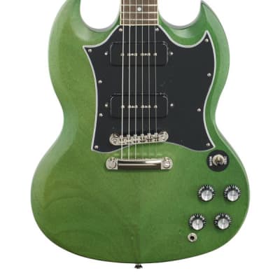 Epiphone SG Classic Worn P90s Inverness Green image 3