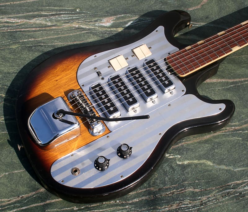 ギター tesico WG-4L Eddie Van Halen's 1960s Teisco Del Ray WG-4L – Ground Guitar