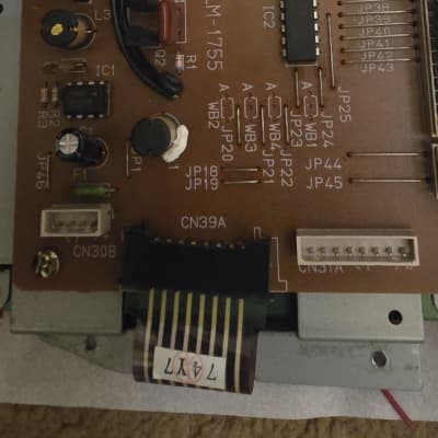 Korg Trinity display board Klm 1755