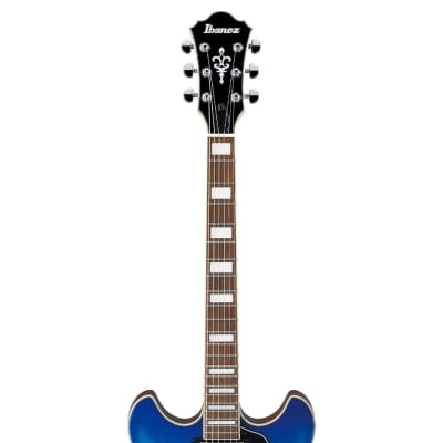 Ibanez Artcore AS73FMAZG Semi-Hollow Guitar - Azure Blue Gradation image 6