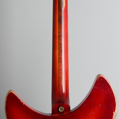 Rickenbacker  Model 335S/Rose Morris Model 1997 Thinline Hollow Body Electric Guitar (1965), ser. #EG-335, black hard shell case. image 9