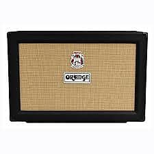 Orange Amplifiers PPC Series PPC212-C 120W 2x12 Closed Back Guitar Speaker Cabinet Black Straight image 1