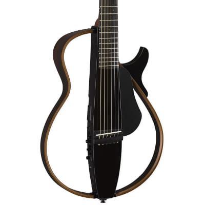Yamaha SLG200S Steel String Silent Guitar (Trans Black)(New) image 1
