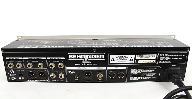 Behringer Bass V-AMP Pro Multi-Effects Processor - PROJECT
