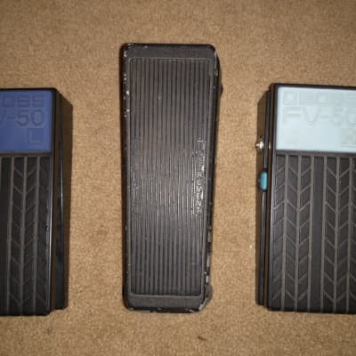 Pedal Bundle: Two Boss FV-50 Stereo Volume Pedals and One Dunlop