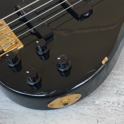 1990's Fernandes Japan FRB-65 Revolver Active Bass (Black