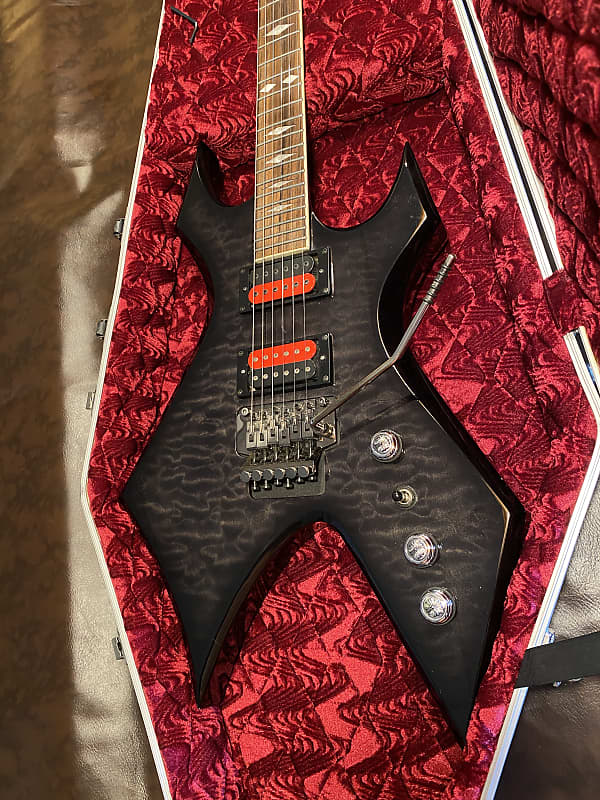 B.C Rich Warlock N.J. Neck-Thru Series Black - Rare!!! | Reverb