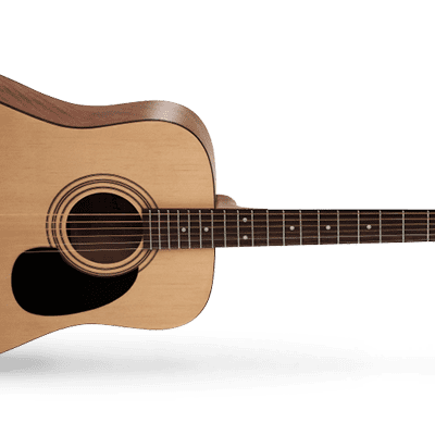 Cort AD810OP Standard Series Dreadnought Body Spruce Top Mahogany Neck 6-String Acoustic Guitar image 2
