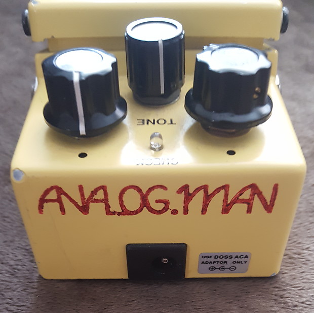Boss SD-1 Overdrive w/ Analogman TS-808 Silver and Push/Pull Multi-Clipping  Mod!