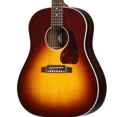 Gibson J-45 Studio Rosewood Acoustic-Electric Guitar (with Case), Satin Rosewood Burst image 1
