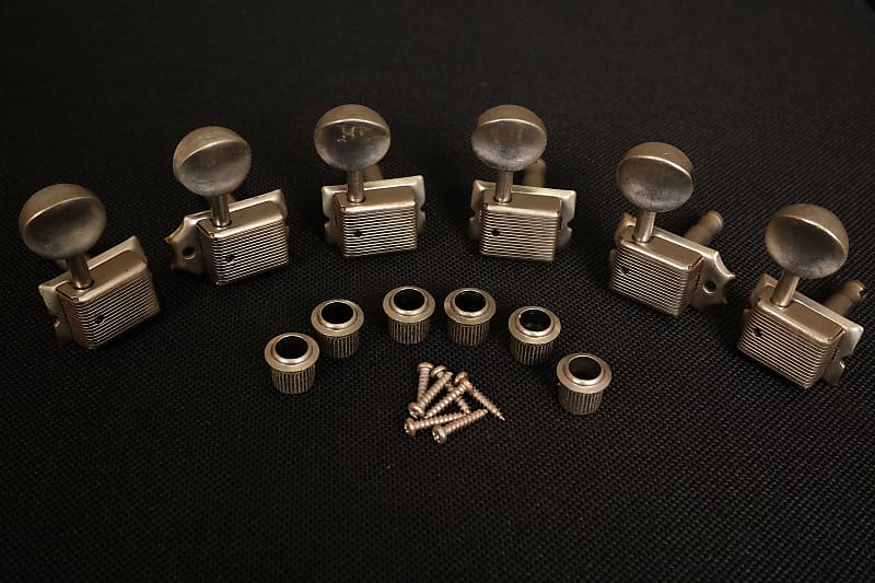 Kluson No Line Tuners Set 1950’s - Vintage - Aged - Relic - Nickel