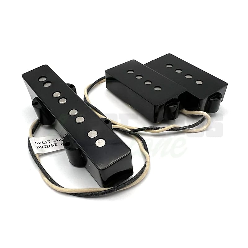 Lindy Fralin PJ 4 String Bass Pickup Set - Black