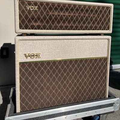 Vox AC30HWH and V212HWX 30-Watt 2x12 Blue Alnico Guitar Half Stack | Reverb