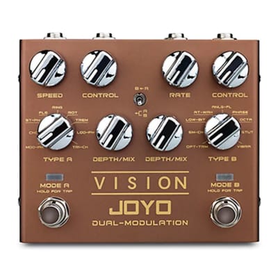 JOYO R-09 VISION Dual Modulation Guitar Effects Pedal Revolution R Series New image 1