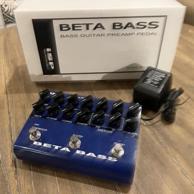 Reverb.com listing, price, conditions, and images for isp-technologies-beta-bass-preamp-pedal