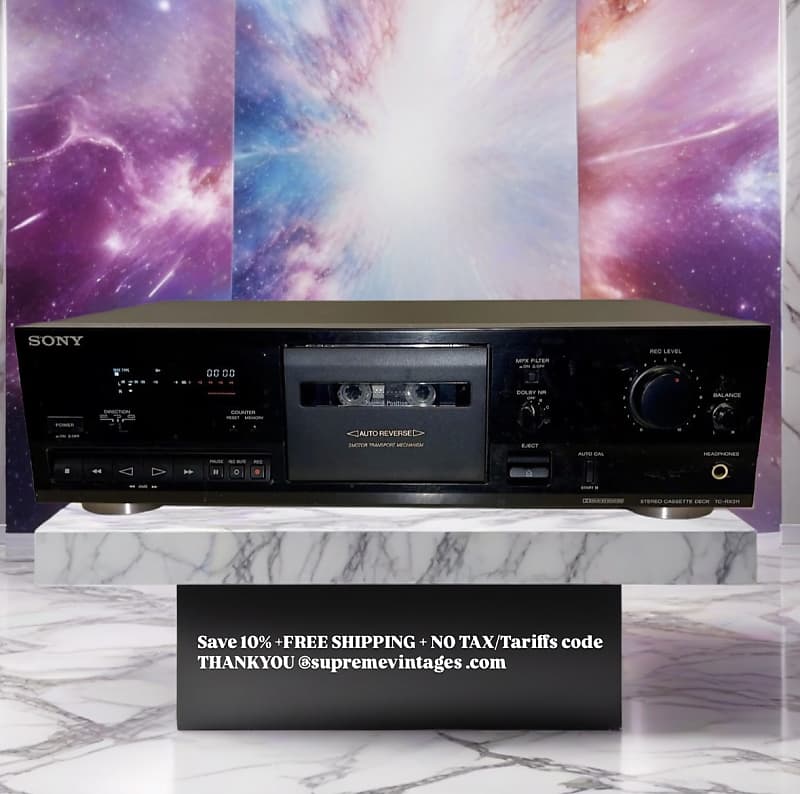 Vintage Sony HX Pro Cassette Tape Deck TC-RX355 Fully Tested With Good Belts  			