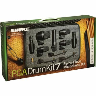 Shure PGADRUMKIT7 7-Piece Drum Microphone Kit PGA52 PGA56 PGA57 PGA181 Drum MIC image 3