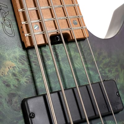 Cort Space 5 Headless Bass - Star Dust Green image 7
