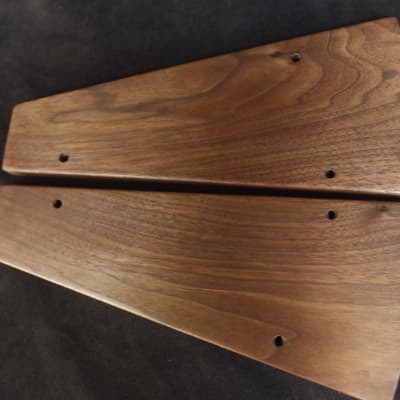 Oberheim Xpander Walnut Side Panels / Cheeks – Handcrafted Analog Synth Replacement Oberheim Xpander Wooden Ends american Walnut