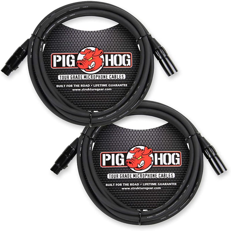 Pig Hog XLR Tour Grade Microphone Cable, 15 Foot image 1
