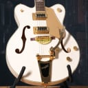 Gretsch G5422TG DC Hollow Body Double Cut in Snow Crest White