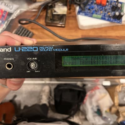 Roland U-220 RS-PCM Sound Module 1989 - 1992 - Black