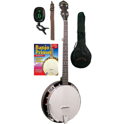 Gold Tone Cripple Creek Banjo Bluegrass Starter Pack CC-BG for sale