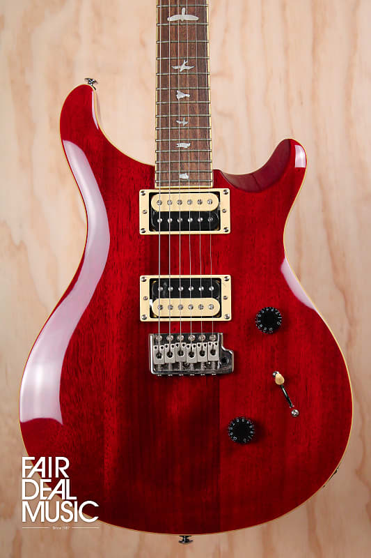 2022 PRS SE Standard 24 Electric Guitar in Vintage Cherry, EX-DISPLAY image 1