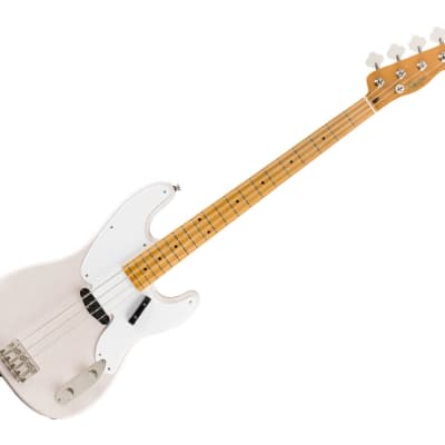 Used Squier Classic Vibe '50s Precision Bass - White Blonde w/ Maple FB image 1
