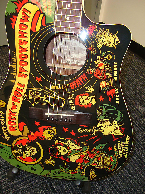 Fender vince ray spookshow sales acoustic guitar