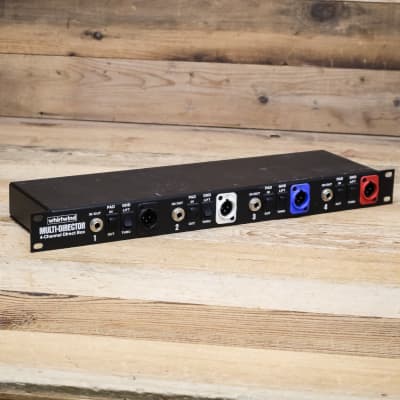 Whirlwind MultiDirector 4-Channel Passive Instrument Direct Box