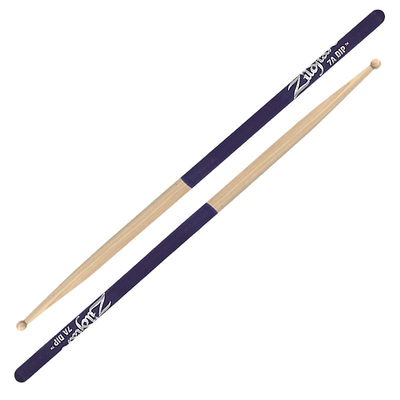 Zildjian 7AWP Dip Series 7A Wood Tip Drum Sticks image 1