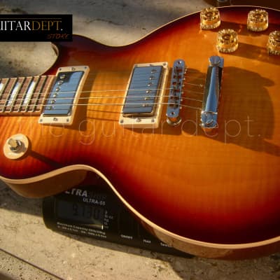 ♚NEW OLD STOCK !♚ 2015 GIBSON LES PAUL TRADITIONAL 100th Ann. ♚ ICED TEA AAA ♚ MOP ♚Standard♚OHSC image 24
