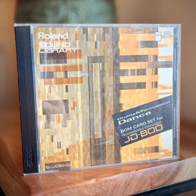 Roland JD-800 Dance ROM Card Set SL-JD80-02 1990’s