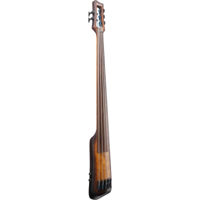 Ibanez UB805 UB Upright 5-String Bass, Jatoba Fretboard, Mahogany Oil Burst image 2