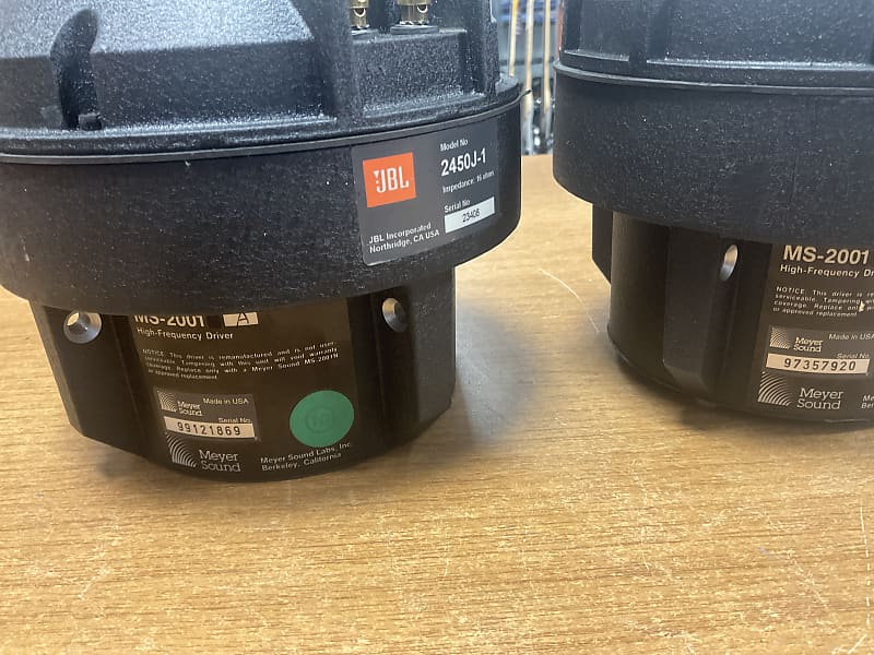 Meyer Sound 2450j PAIR DRIVER MSL4 ( MS 2001A) ORIGINAL  			