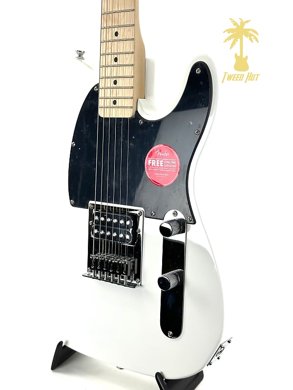 Squier Squier Sonic™ Esquire® H, Maple Fingerboard, Black Pickguard, Arctic  White