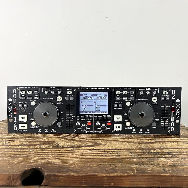 Denon DNHD2500 Professional Media Controller Black Reverb