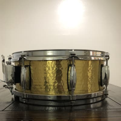 Special Edition Gretsch Full Range Silver Series 5" x 13" Hammered Brass Snare Drum image 6